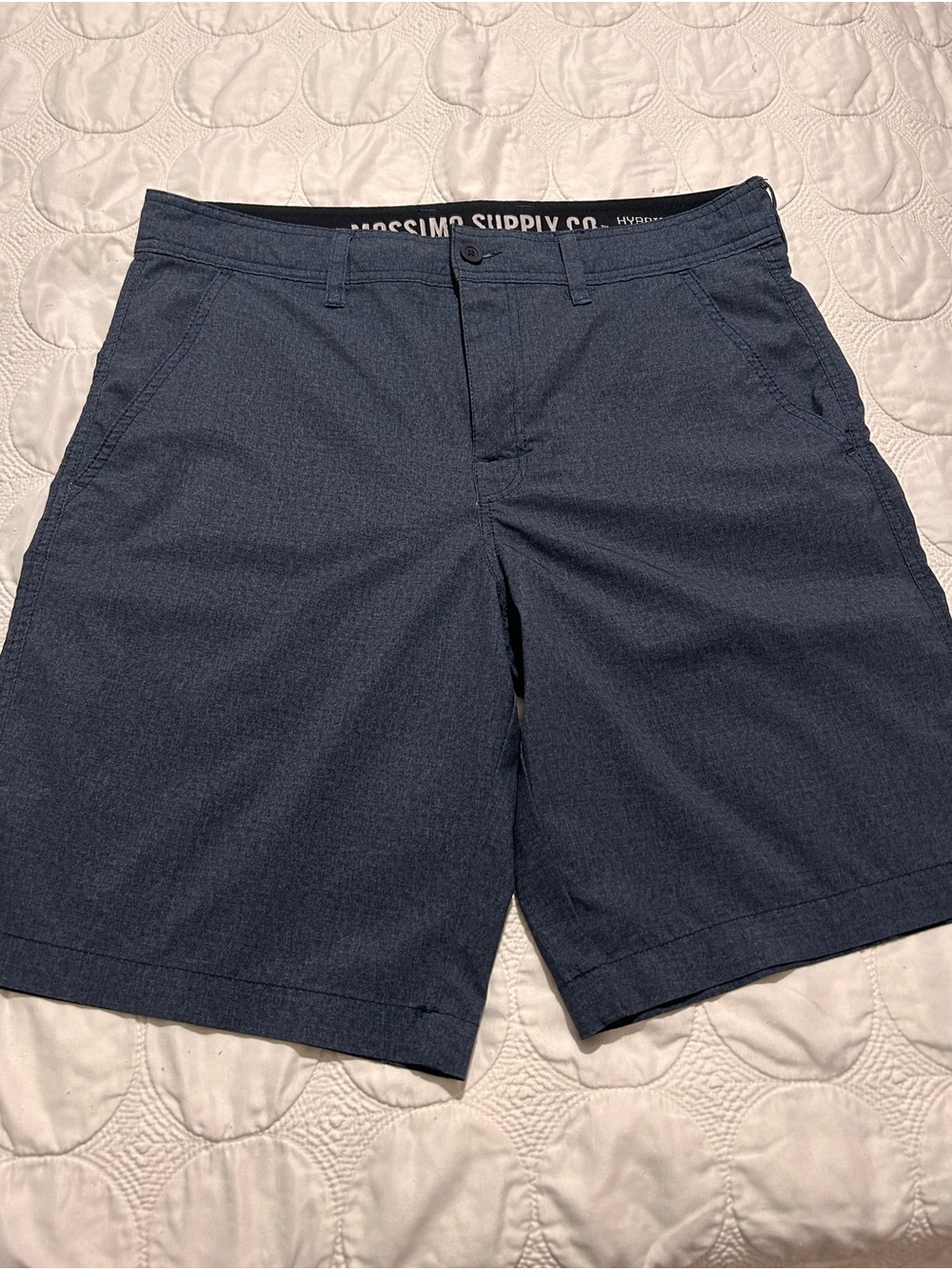 Mossimo Supply Co. Dark Navy Flat-Front Casual Shorts